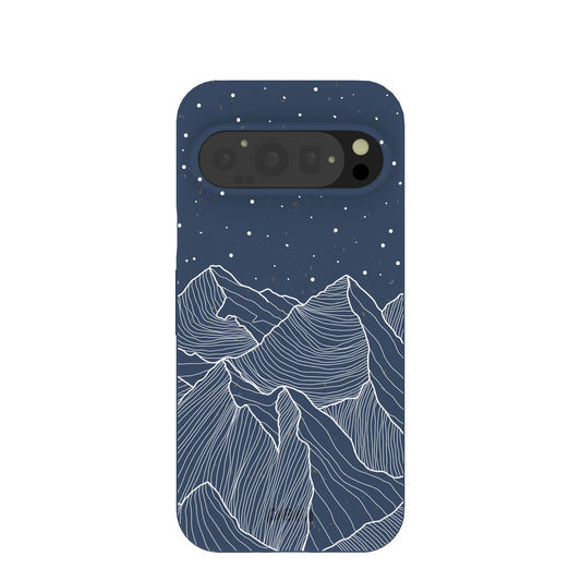 Navy Blue Night Panorama Google Pixel 9/9 Pro Case