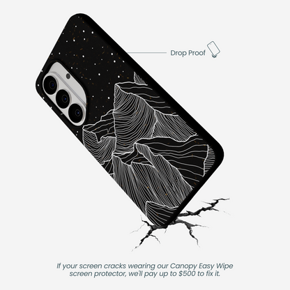 Black Night Panorama Samsung Galaxy S26 Case