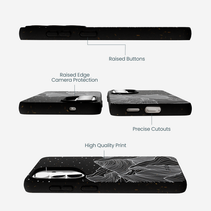 Black Night Panorama Samsung Galaxy S26 Case