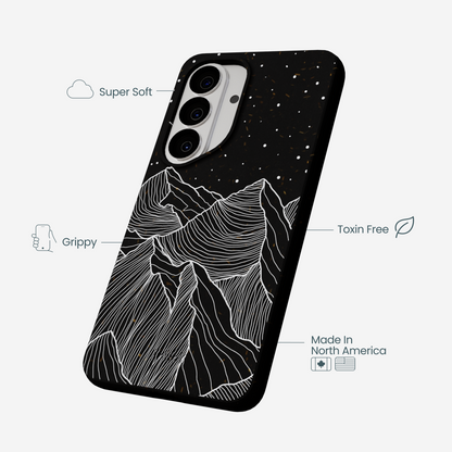 Black Night Panorama Samsung Galaxy S26 Case