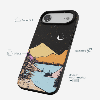 Black Night Trails iPhone Air Case