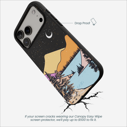 Black Night Trails iPhone 17 Pro Max Case
