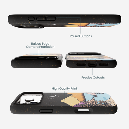 Black Night Trails iPhone 17 Pro Max Case
