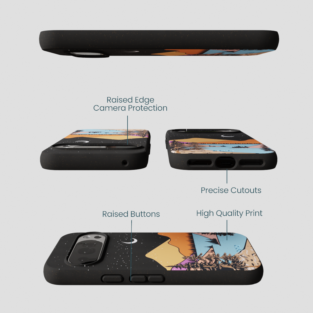 Black Night Trails Google Pixel 10/10 Pro Case