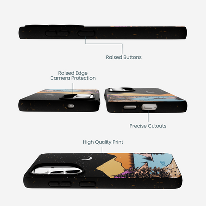 Black Night Trails Samsung Galaxy S26 Case