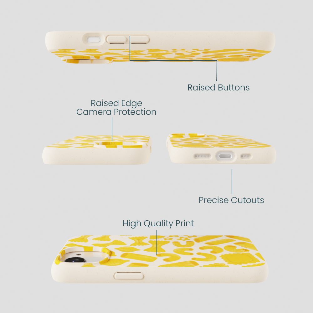 Seashell Noodle Fiesta iPhone 16e/17e Case