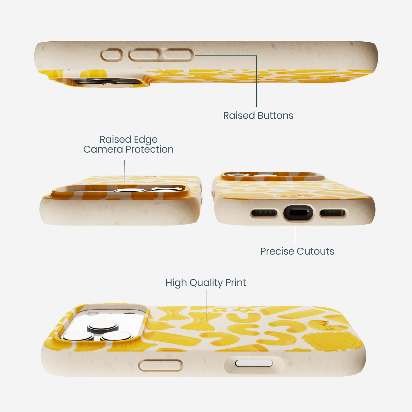 Seashell Noodle Fiesta iPhone 17 Pro Case
