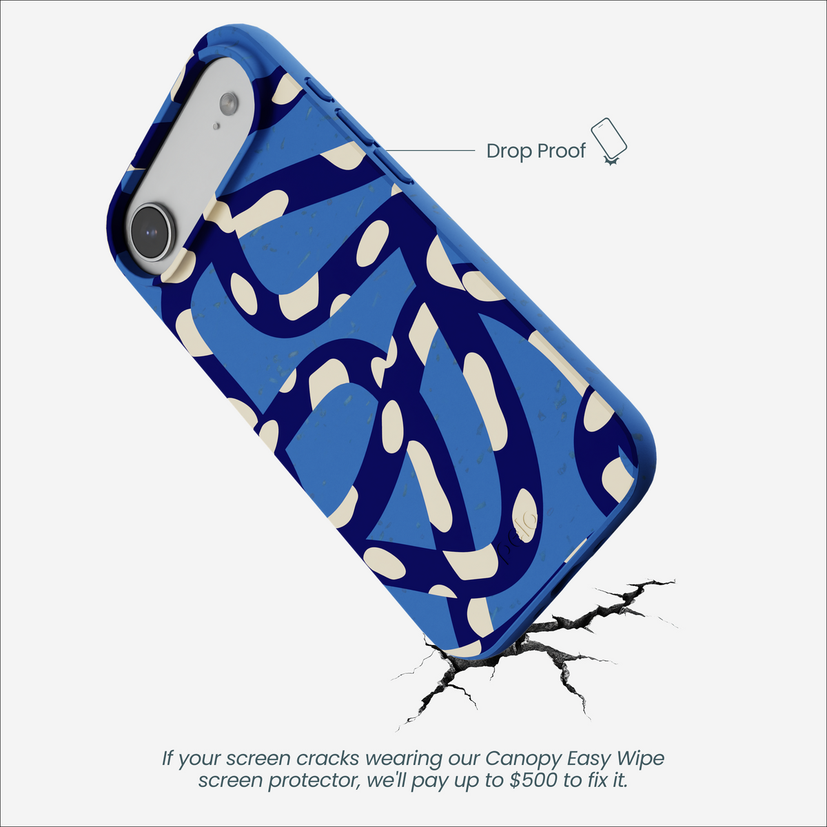Electric Blue Noodles iPhone Air Case