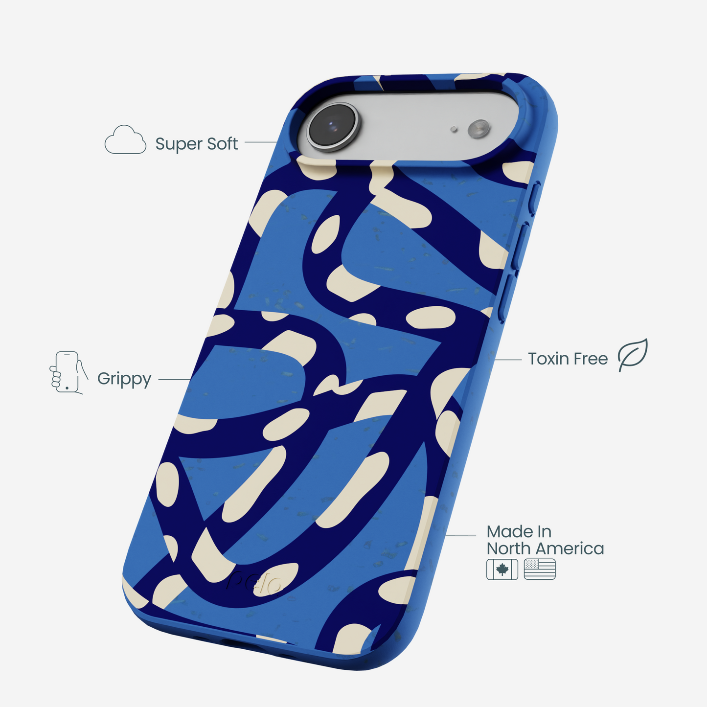 Electric Blue Noodles iPhone Air Case