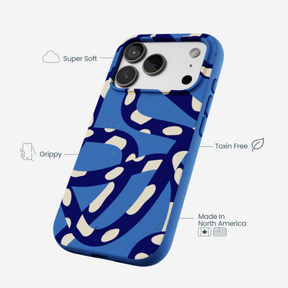 Electric Blue Noodles iPhone 17 Pro Case