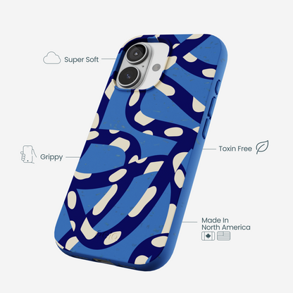 Electric Blue Noodles iPhone 17 Case