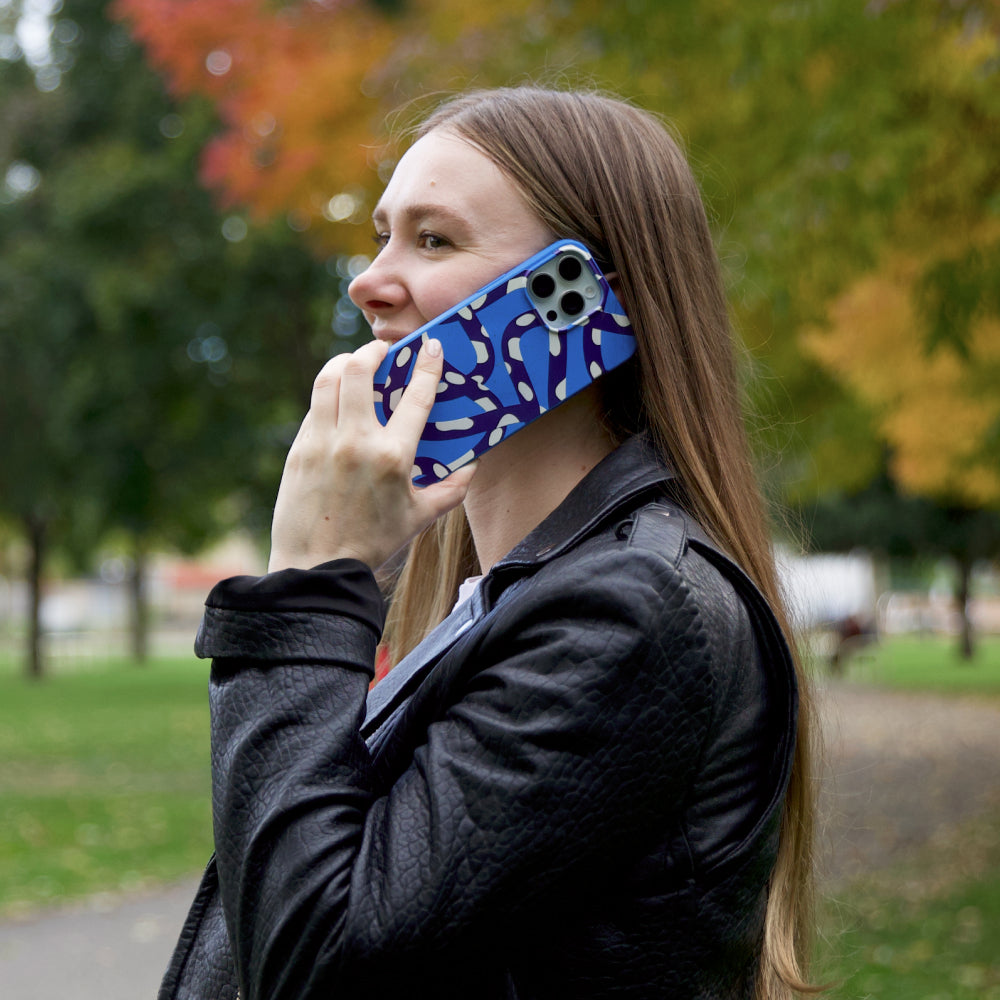 Electric Blue Noodles Samsung Galaxy S26 Ultra Case