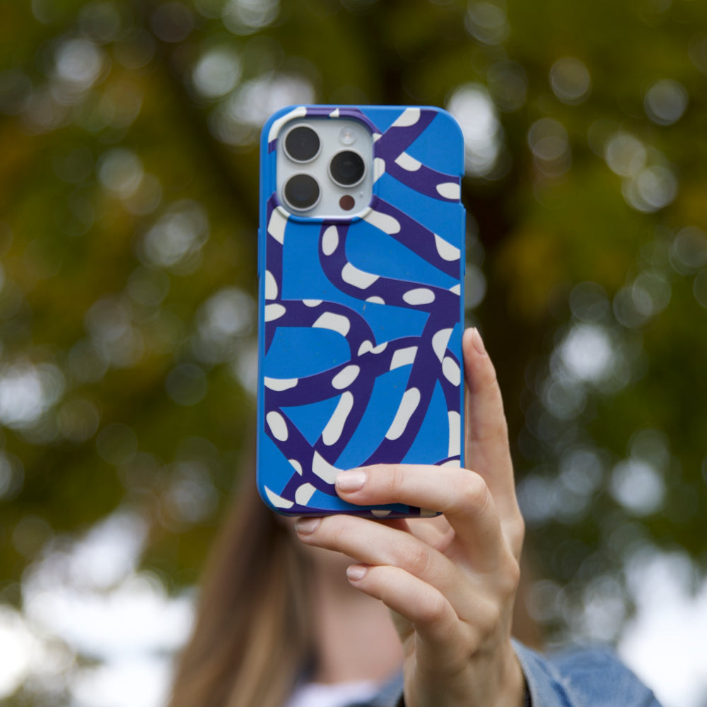 Electric Blue Noodles Google Pixel 10a Case