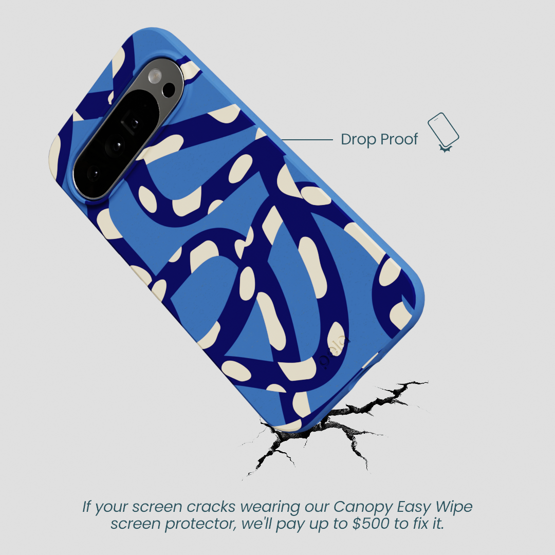 Electric Blue Noodles Google Pixel 10 Pro XL Case