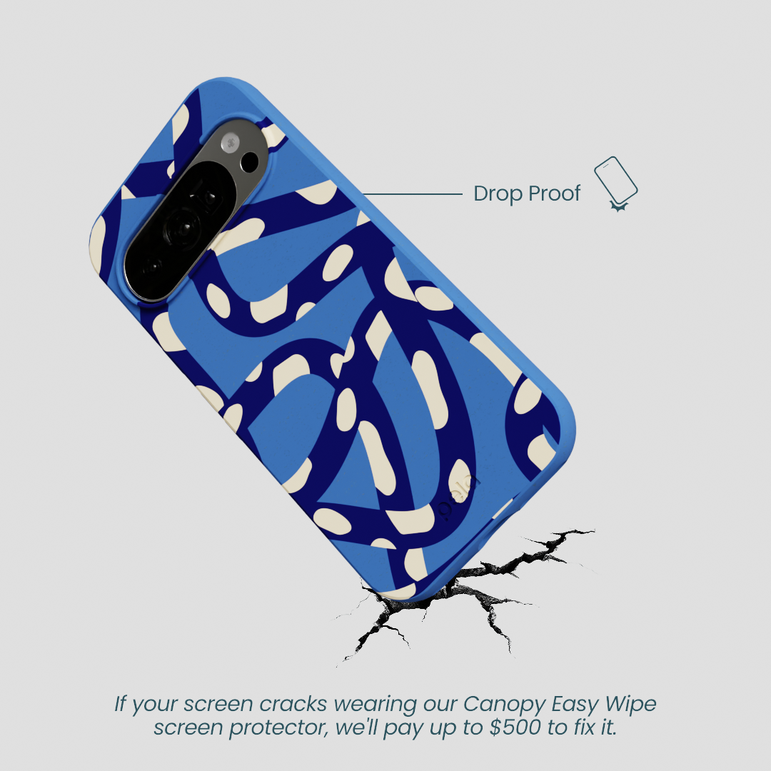 Electric Blue Noodles Google Pixel 10/10 Pro Case