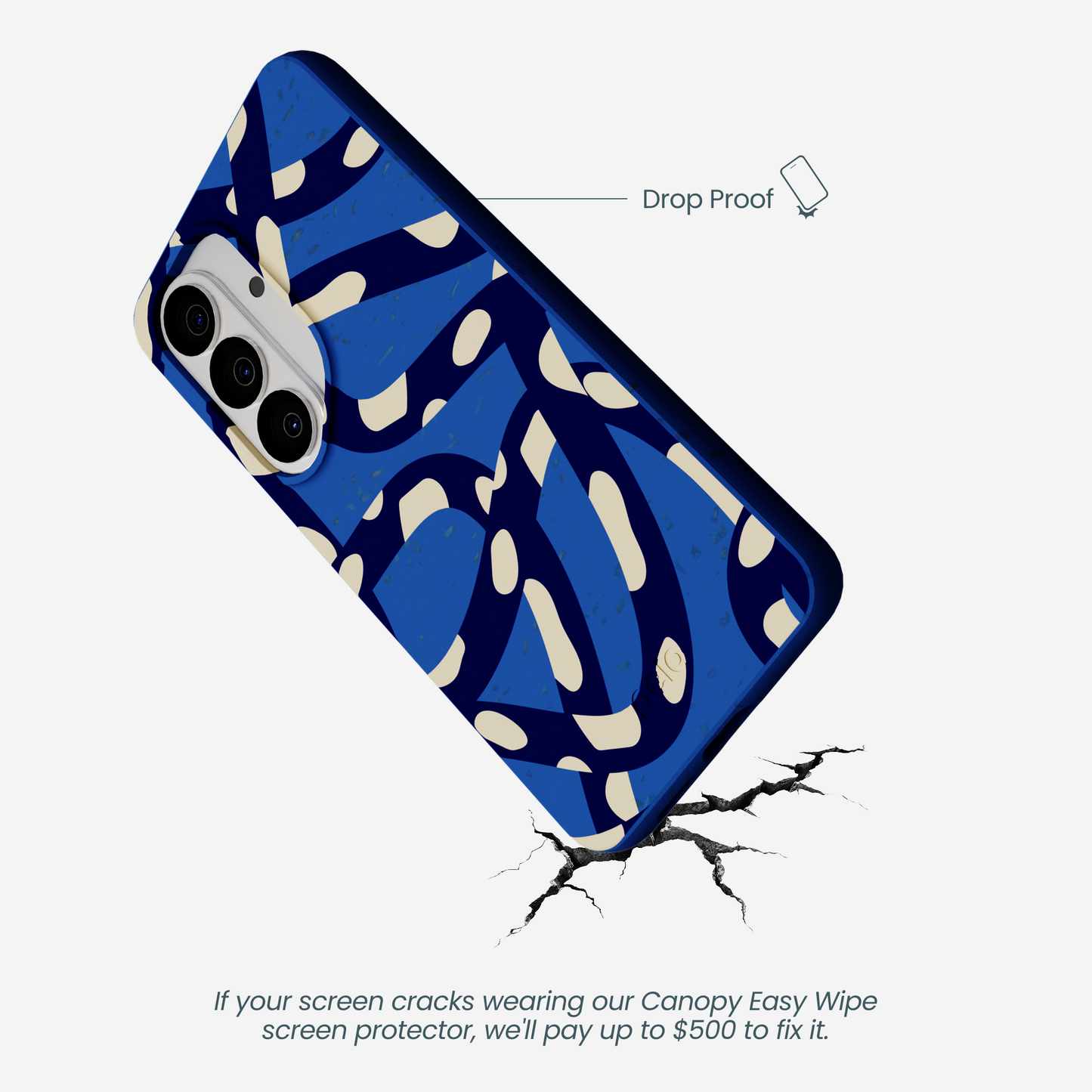 Electric Blue Noodles Samsung Galaxy S26 Case