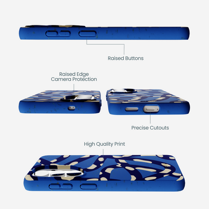 Electric Blue Noodles Samsung Galaxy S26 Case