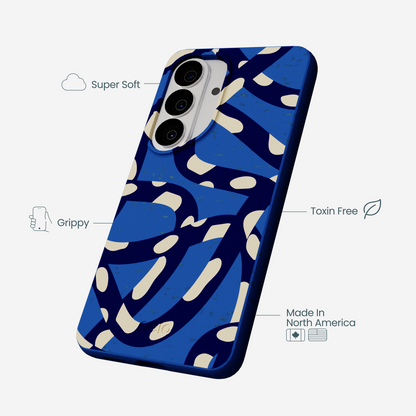 Electric Blue Noodles Samsung Galaxy S26 Case