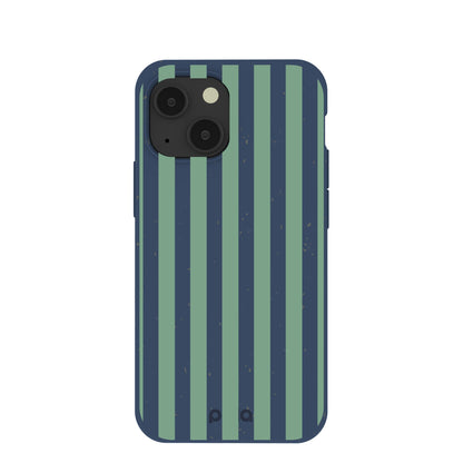 Navy Blue Northern Stripes iPhone 13 Mini Case