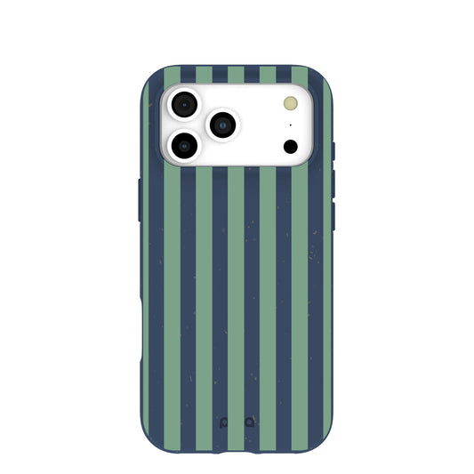 Navy Blue Northern Stripes iPhone 17 Pro Max Case