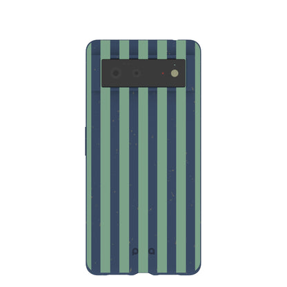 Navy Blue Northern Stripes Google Pixel 6 Case