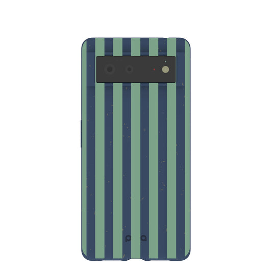 Navy Blue Northern Stripes Google Pixel 6 Case