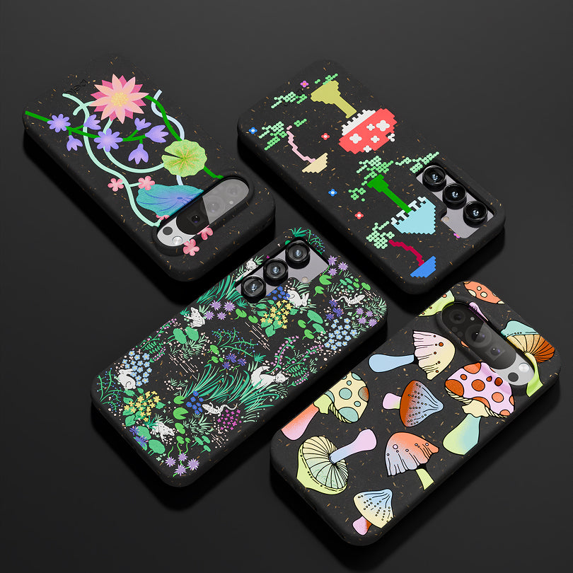 Black Neon Garden Samsung Galaxy S26+(Plus) Case