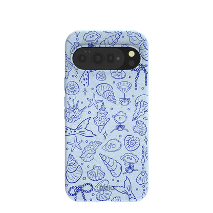 Powder Blue Ocean Charms Google Pixel 10 Pro XL Case