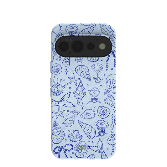 Powder Blue Ocean Charms Google Pixel 11 Pro Case