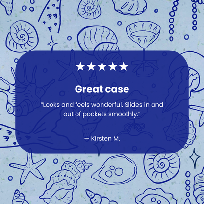 Powder Blue Ocean Charms Google Pixel 10a Case