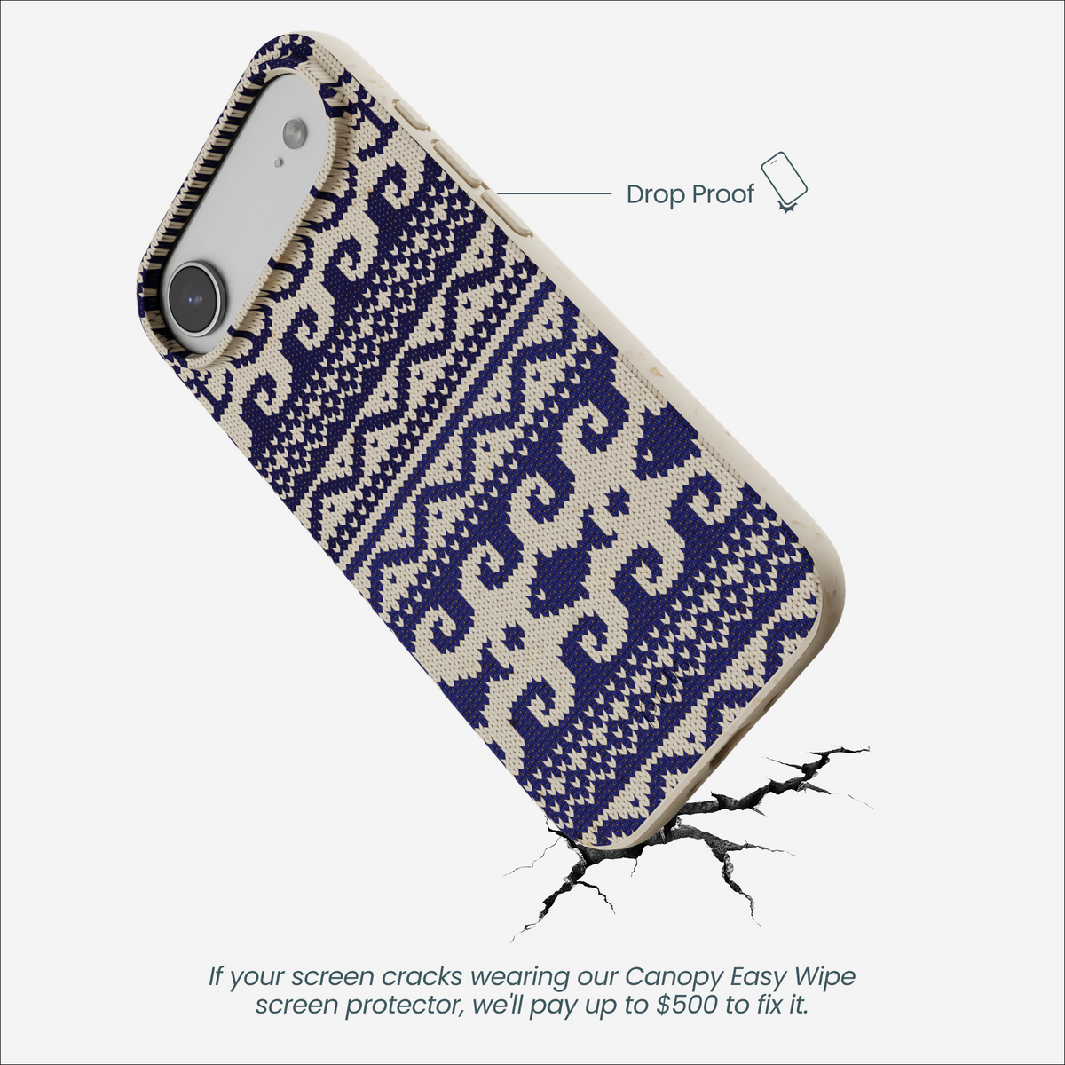 London Fog Ocean Knit iPhone Air Case