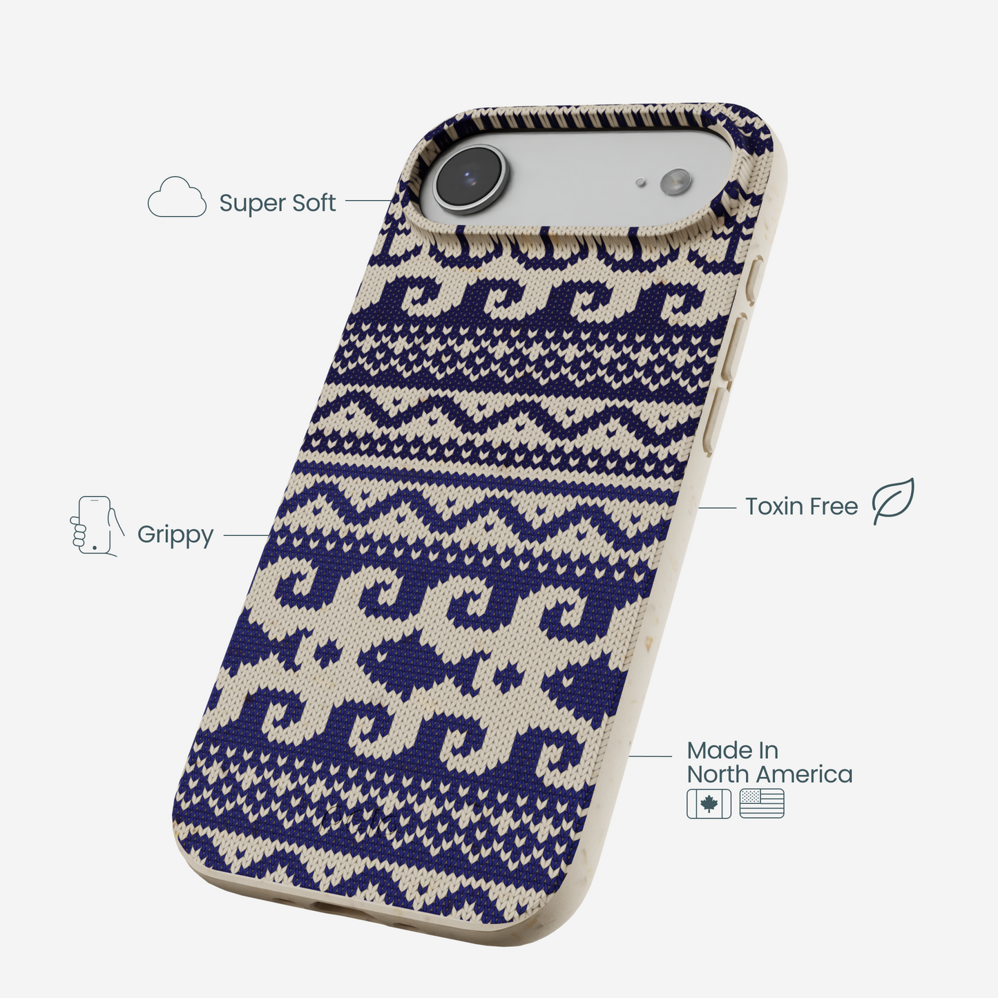 London Fog Ocean Knit iPhone Air Case