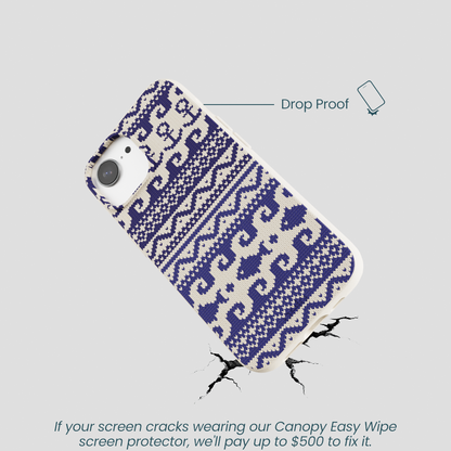 London Fog Ocean Knit iPhone 16e/17e Case