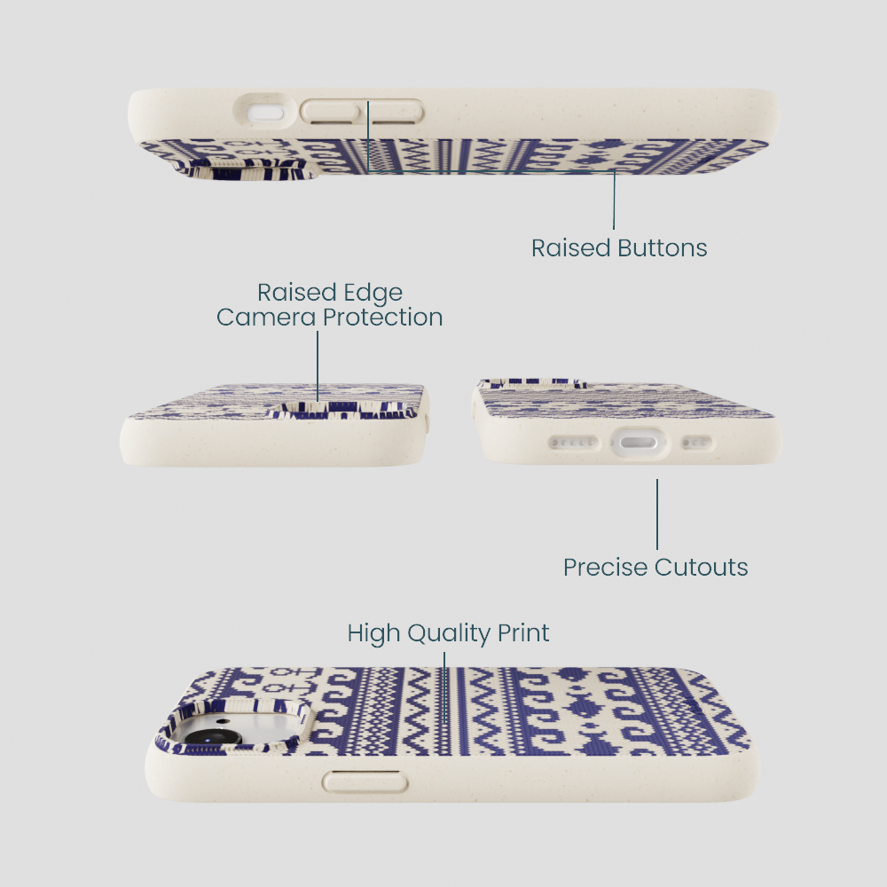 London Fog Ocean Knit iPhone 16e/17e Case