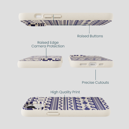 London Fog Ocean Knit iPhone 16e/17e Case
