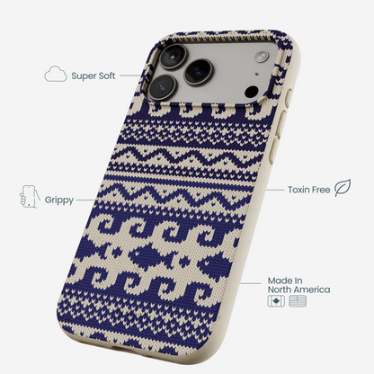 London Fog Ocean Knit iPhone 17 Pro Max Case