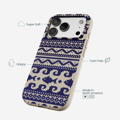 London Fog Ocean Knit iPhone 17 Pro Case
