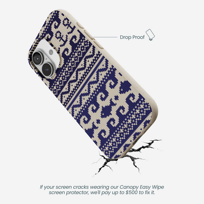 London Fog Ocean Knit iPhone 17 Case
