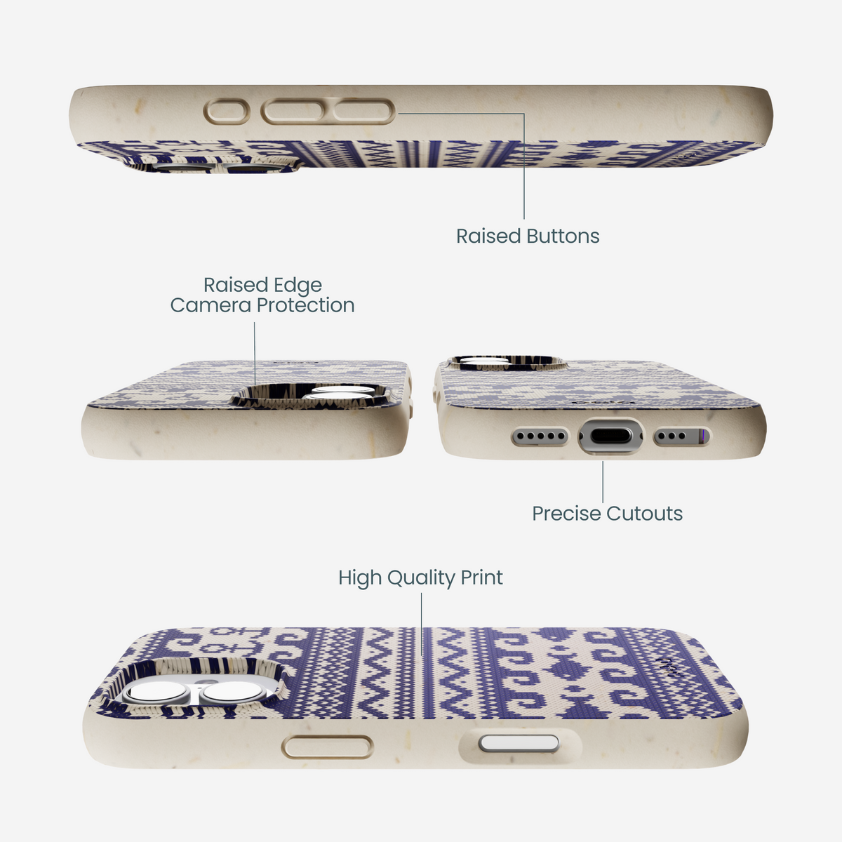 London Fog Ocean Knit iPhone 17 Case