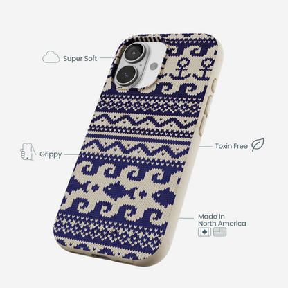 London Fog Ocean Knit iPhone 17 Case