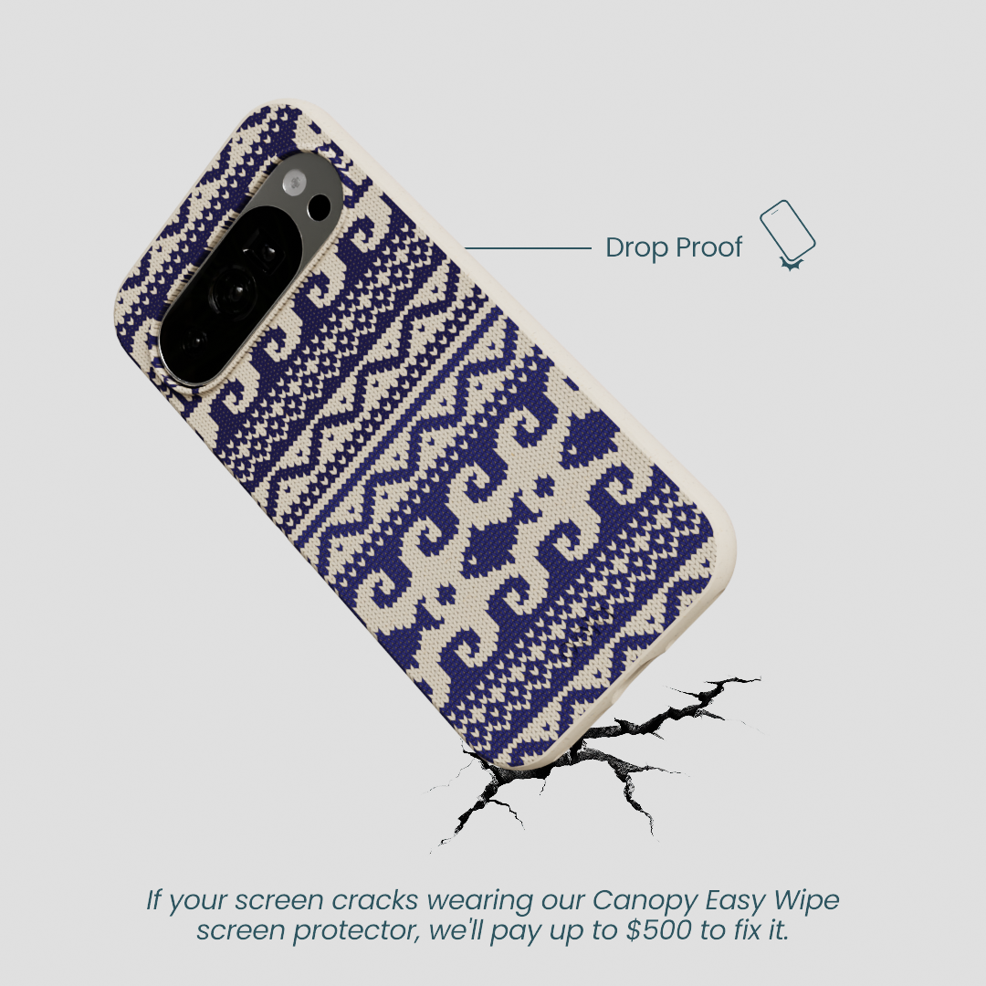 London Fog Ocean Knit Google Pixel 10/10 Pro Case