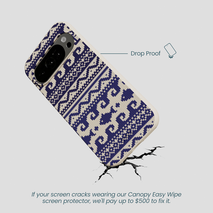 London Fog Ocean Knit Google Pixel 10/10 Pro Case