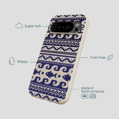 London Fog Ocean Knit Google Pixel 10/10 Pro Case