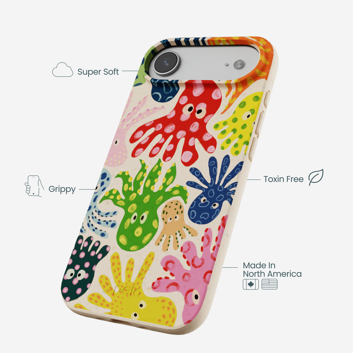 Seashell Octopi iPhone Air Case