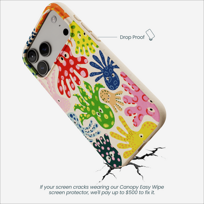 Seashell Octopi iPhone 17 Pro Max Case