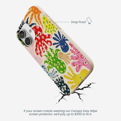 Seashell Octopi iPhone 17 Case