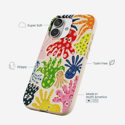Seashell Octopi iPhone 17 Case