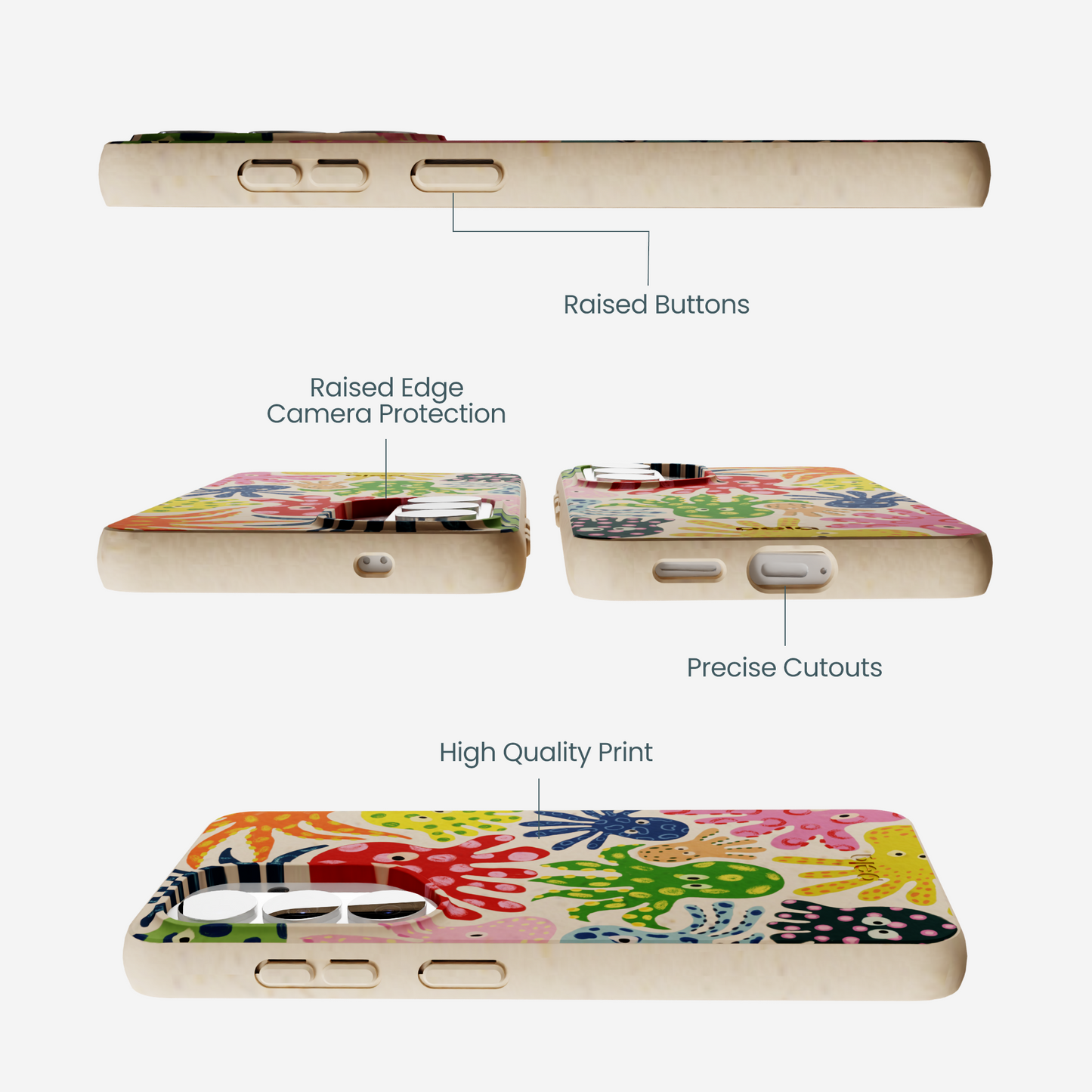 Seashell Octopi Samsung Galaxy S26 Case