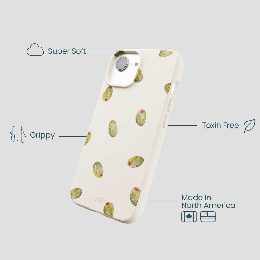 London Fog Olive Party iPhone 16e/17e Case