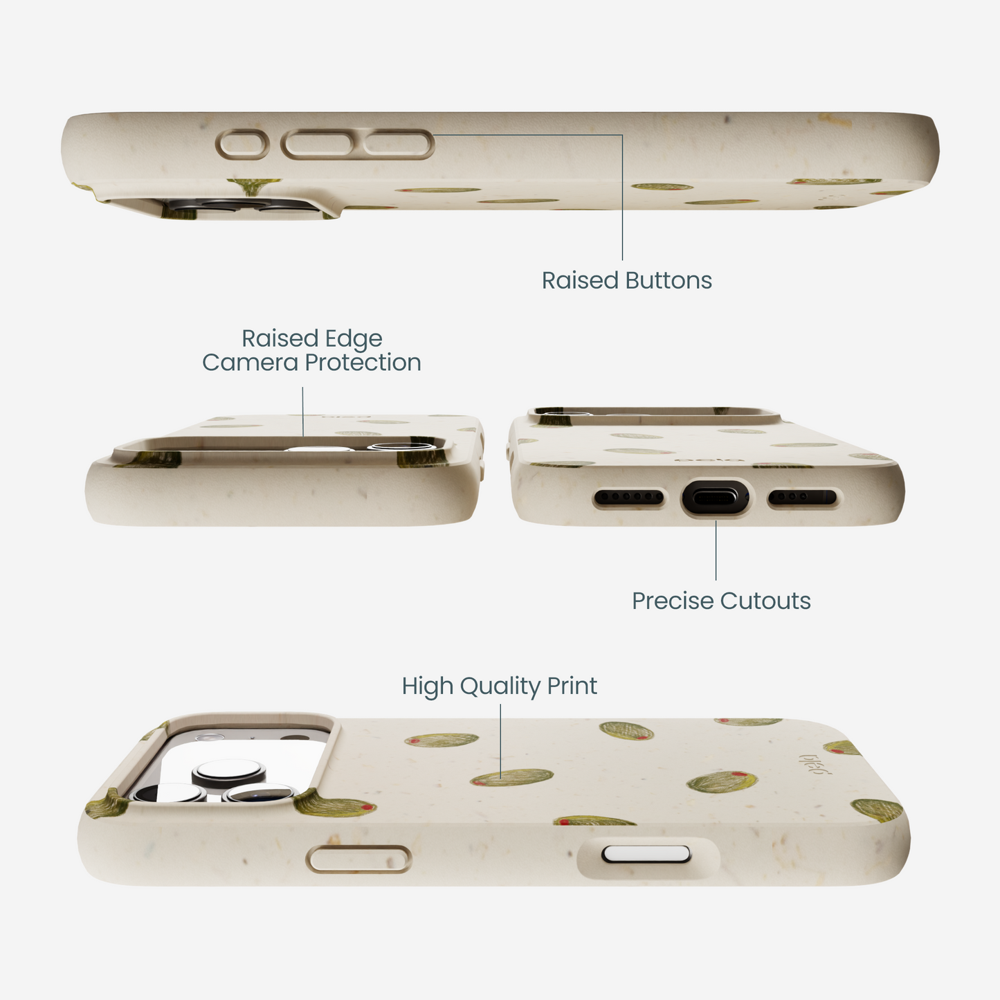 London Fog Olive Party iPhone 17 Pro Max Case